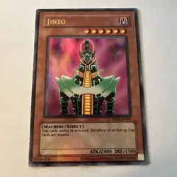 Yugioh! Jinzo Ultra Rare Near Mint Unlimited RP02-EN001 (2024 Reprint) - Image 1