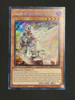 Yu-Gi-Oh Fallen of the White Dragon BPRO-EN024 1st Edition Secret Rare NM - Image 1