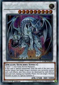 Yugioh Azure-Eyes Silver Dragon LCKC-EN066 1st Edition Secret Rare NM - Image 1