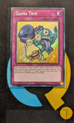 BLMM-EN010 Ojami Trio Chibi Art Secret Rare 1st Edition YuGiOh - Image 1