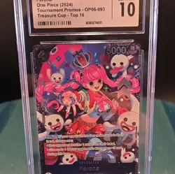 Bandai Perona OP06-093 Promo Foil Tournament Promos Treasure Cup Top 16 CGC 10 - Image 1