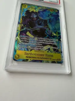 One Piece CCG Bartholomew Kuma OP12-119 SEC Alternate Art PSA 10 - English - Image 3
