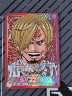 One Piece TCG Sanji PRB01-001 Premium Booster Foil - Image 1