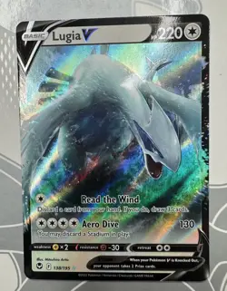 Pokemon Lugia v TCG Silver Tempest Ultra Rare Holo Card 138/195 Sword & Shield - Image 2