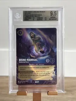 2034 Bruno Madrigal Undetected Uncle #04D23 Disney Lorcana Promo D23 BGS 9.5 - Image 1