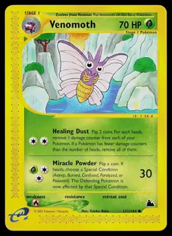 Pokemon Card - Venomoth Skyridge 111/144 Common - Image 1