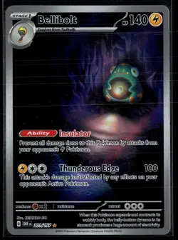 Bellibolt 201/197 Obsidian Flames Illustration Rare Pokemon - Image 1
