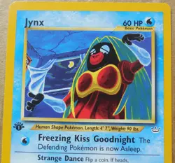 Jynx 31/64 1st Edition Uncommon Non-Holo Neo Revelation Pokemon Card LP - Image 2
