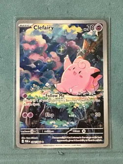 Lillie's Clefairy ex Special Illustration Rare Holo Sv09 184/159 Pokemon - Image 1