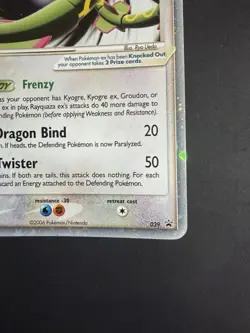 Pokemon TCG Rayquaza EX Holo Rare Black Star Promo Card 039 MP - Image 3