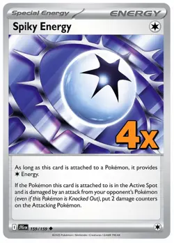 4x Spiky Energy 159/159 Journey Together - Pokemon TCG - Playset - Image 1