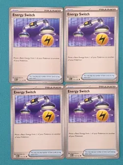 4x Energy Switch - 115/132 Mega Evolutions - Pokemon TCG - Playset - Image 1