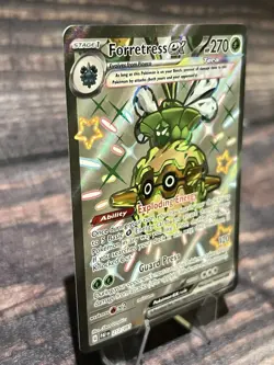 Forretress ex 212/091 Shiny Ultra Rare Paldean Fates Pokemon Holo NM/M - Image 2