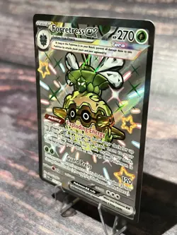 Forretress ex 212/091 Shiny Ultra Rare Paldean Fates Pokemon Holo NM/M - Image 3