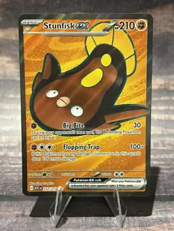 Stunfisk ex 252/217 Ultra Rare ME: Ascended Heroes Pokemon Card - Image 1