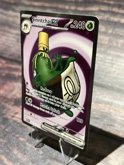 Sinistcha ex 189/167 Twilight Masquerade Full Art Pokemon Card - Image 3