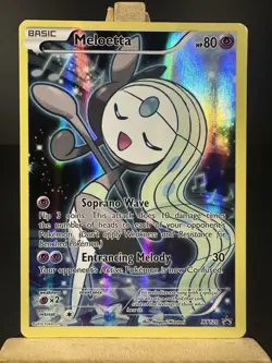 Pokemon XY120 Meloetta Holo Mythical Collection Promo Card LP - Image 1