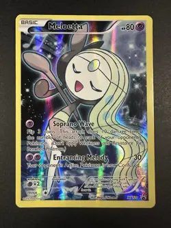Pokemon XY120 Meloetta Holo Mythical Collection Promo Card LP - Image 2