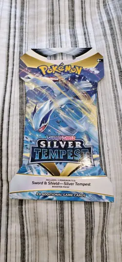 Pokemon TCG Silver Tempest Sleeved Booster Pack - Image 1