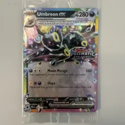 Umbreon Ex Stamped Pokemon Prismatic Evolutions Promo Surprise Box 60/131 Sealed - Image 1