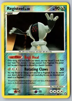 Pokemon: Registeel Reverse Holo Rare Legends Awakened 39/146 LP+ - Image 1