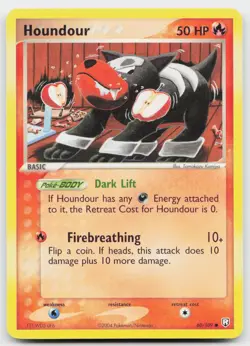 Houndour 60/109 Common Team Rocket Returns Pokemon Near Mint - Image 1