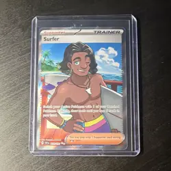 Pokemon TCG Surfer 235/191 SV08 Surging Sparks Ultra Rare Full Art Holo - Image 1