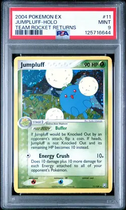Pokemon 2004 Team Rocket Returns Jumpluff Holo #11 PSA 9 Mint - Image 1