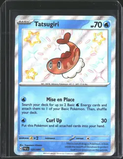 Tatsugiri 127/091 Shiny Rare Paldean Fates Pokemon NM/M - Image 1