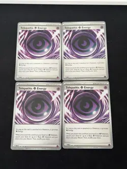 4X Telepathic Psychic Energy 088/088 Playset Pokemon Perfect Order Reverse Holo - Image 1