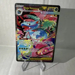 Pokemon TCG Mega Venusaur EX 177/132 Evolutions Ultra Rare Full Art Holo - Image 1
