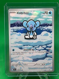 Cubchoo - 109/086 - Black Bolt - Illustration Rare Holo - NM Pokemon - Image 1