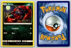 ZORUA 52/73 C SHINING LEGENDS POKEMON MP KODAMA - Image 3
