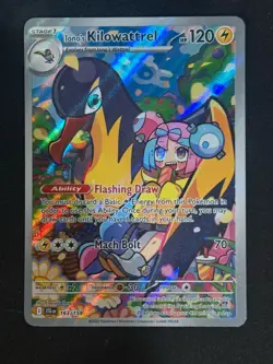 Iono's Kilowattrel 163/159 Illustration Rare Journey Together Pokemon Near Mint - Image 1