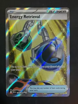 Pokemon TCG Energy Retrieval #108/86 Chaos Rising Ultra Rare NM - Image 1