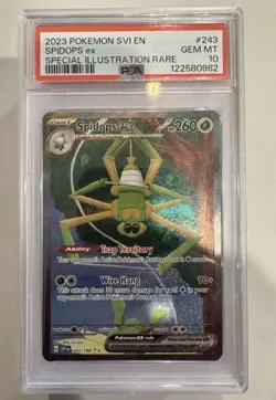 2023 Pokemon SPIDOPS EX 243/198 Special Illustration Rare PSA 10 - Image 1