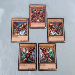 YuGiOh - Exodia The Forbidden One Complete Set - 1st Edition YGLD-ENA17-21. - Image 1