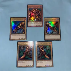YuGiOh - Exodia The Forbidden One Complete Set - 1st Edition YGLD-ENA17-21. - Image 2