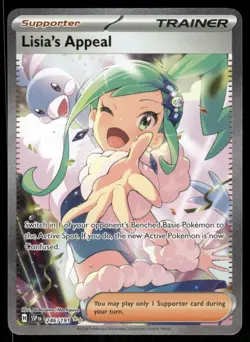 Pokemon Cards Lisia's Appeal 246/191 Surging Sparks Special Illustration Rare NM - Image 1