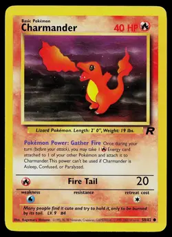 Pokemon Card - Charmander Team Rocket 50/82 Common - Image 1