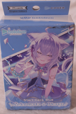 Hololive OFFICIAL CARD GAME ENGLISH Start Deck "Blue Nekomata Okayu" - Image 1