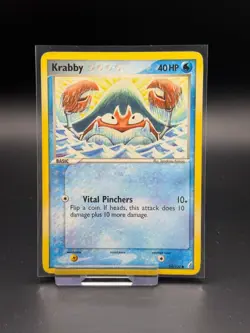 Krabby 54/100 EX Crystal Guardians LP Pokemon Card TCG Vintage 2006 - Image 1