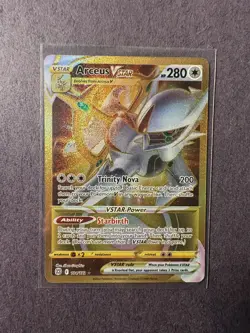 Pokemon TCG Arceus VSTAR Holo Card 184/172 Brilliant Stars Full Art - MINT - Image 1