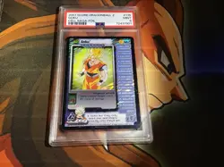 DBZ Dragon Ball Z Goku Cell Saga Level 4 Foil Holo Card Unlimited CCG 135 PSA 9 - Image 1