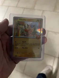 Pokemon TCG 2023 Pikachu Holo Card 062/193 Trick or Trade - Image 2