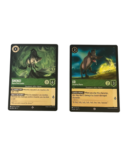 New Disney Lorcana card Lion King hyenas two card pack - Image 1