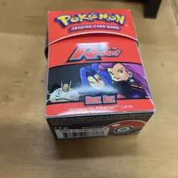 EMPTY Pokemon Deck Box (WOTC 2000) Team Rocket *scratches & wear* - Image 1