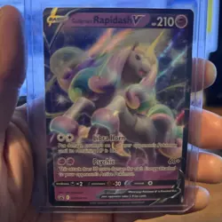 Galarian Rapidash V Pokemon TCG Sword & Shield SWSH111 Holofoil NM or Better - Image 1