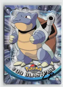 1999 Topps Pokemon TV Animation Series Back #9 Blastoise - Image 1