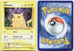 Pikachu 35/108 Common Evolutions Pokemon MP - Image 3